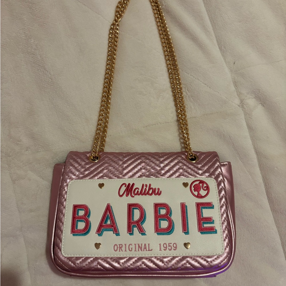 Barbie Pink Mini Bag with Gold Chain